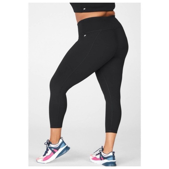 Fabletics PureLuxe Leggings 3X Tall Black Oasis High Waisted Leggings NEW NWT - Picture 4 of 6